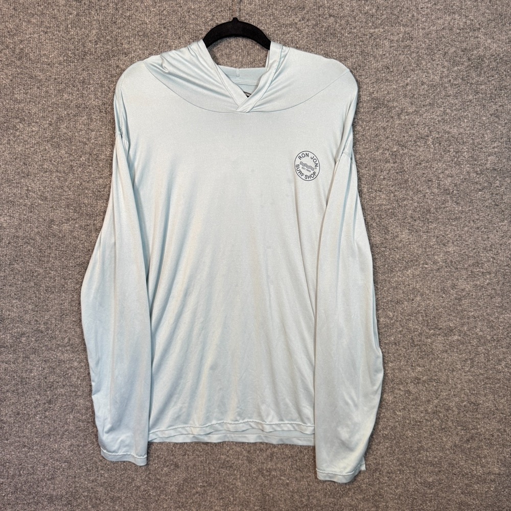 Ron Jon Surf Shop Sweatshirt Mens Large Hoodie‎ Long Sleeve Performance Stretch